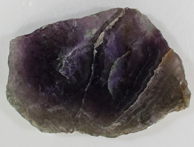 Polished Fluorite Slab - Purple #34857